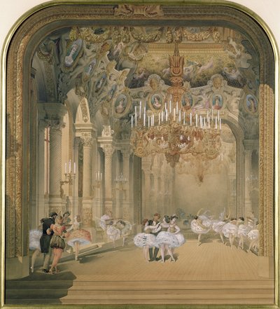 The Foyer of the Opera During the Interval by French School